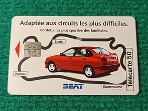 TELECARTE PRIVEE / PHONECARD France 50U - SEAT CORDOBA PARTENAIRE PSG SO5 EN1026 - Imagen 1 de 2