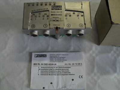 2819985 Phoenix Contact Dezentrales I/O-Gerät IBS RL 24 DIO 4/2/4-LK neu new OVP - Bild 1 von 4