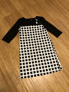 jules & leopold shift dress NWT Office Business black white geometric Medium - Picture 1 of 8