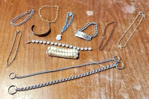 LOT OF 12 USED BRACELETS ASSORTMENT - Picture 1 of 12