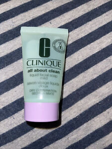 CLINIQUE Liquid Facial Soap Mild For Dry / combination Skin 1.0oz/30ml BRAND NEW
