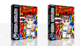 - Super Puzzle Fighter II Turbo Saturn Case Box + Cover Art Work Only