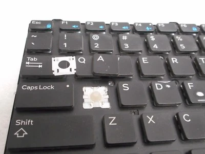 SINGLE KEY + CLIP FOR DELL LATITUDE PRECISION P/N: 383D7 MODEL: MP-13P5, HIAA 8 - Image 1 of 4