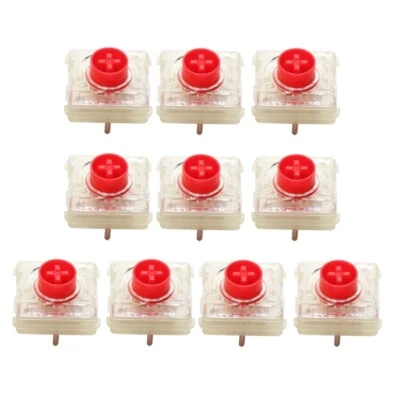 10 Cherry Low Profile MX Switch RGB Red / Silver Switch for Mechanical Keyboard - Image 1 of 4