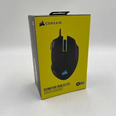 Corsair SCIMITAR RGB ELITE Gaming Mouse 18,000 DPI ‎CH-9304211-NA - Image 1 of 3