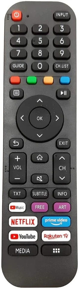 Replacement Remote Control for Hisense VIDAA EN2G30H Hisense LCD LED TV Remote - Image 1 of 1
