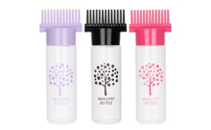 Root Comb Applicator Bottle with Graduated Scale Hairstyling Tool Hairdressing - Picture 1 of 15