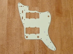 PICKGUARD VINTAGE MINT GREEN 3 PLY FOR FENDER JAZZMASTER - Picture 1 of 2