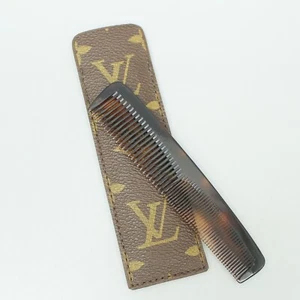 LOUIS VUITTON Vintage Comb with Case Monogram Brown - Picture 1 of 23