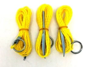 (3) CUERDA DE CABLE DE POLIETILENO LINDY-6' AMARILLO (ST1200) - Imagen 1 de 1