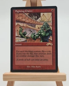 Fighting Chance  Exodus Magic Karte MTG englisch (Kriegsglück) - Bild 1 von 2
