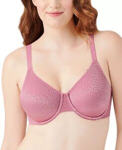 Wacoal 855303 Back Appeal Underwire Back Smoothing Bra Rose Sz 36DD