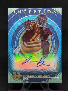 Raleek Brown 2022-23 Bowman Inception U lámina azul novato automático/99 #BIA-RBN USC - Imagen 1 de 2