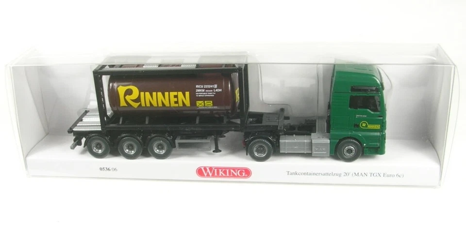 Man Tgx C Autocisterna Autoarticolato 20' Vassoi 1:87 WIKING - Immagine 1 di 1