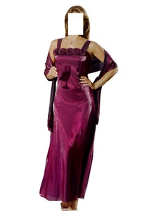 ABEND KLEID MIT STOLA BEERE Gr. 40,  GR. 42, GR. 44 0511135382 - Picture 1 of 2