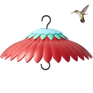 Bird Feeder Dome Cover Red Rain Guard Shade for Hummingbird Feeders Built-In - Picture 1 of 12