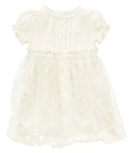 NWT Gymboree SPECIAL OCCASION Holiday Velvet Dot Tulle Sweater Dress 2T 4T 5T - Picture 1 of 2