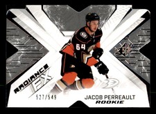 2022-23 SPx Radiance #RFX99 Jacob Perreault Rookie #/549