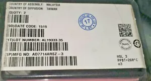 2 PIEZAS AD7714ARSZ-3, CMOS, 500 uA acondicionamiento de señal ADC - Imagen 1 de 1