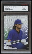BO BICHETTE 2018 / '18 LEAF PRIZED 1ST GRADED 10 ROOKIE CARD TORONTO BLUE JAYS