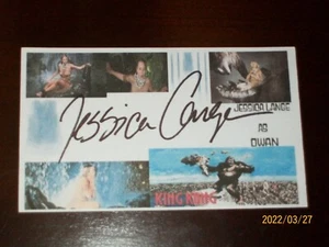 JESSICA LANGE "KING KONG 1976" SIGNED HANDSIGNIERT 3X5 INDEX CARD #KB166 - Bild 1 von 3