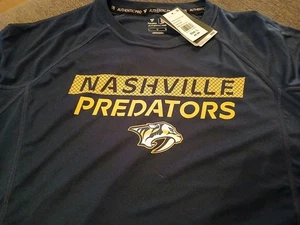 Nashville Predators Fanatics Authentic Pro Tee T Short Sleeve NWT Men Large Navy - Picture 1 of 7