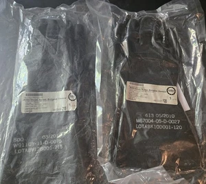 2 Pair AIRBOSS DEFENSE Nuclear Biological Chemical Gloves L, M - Picture 1 of 3