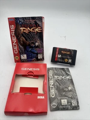 Primal Rage (Sega Genesis, 1994) W Box & Manual Authentic CIB COMPLETE - Image 1 of 4