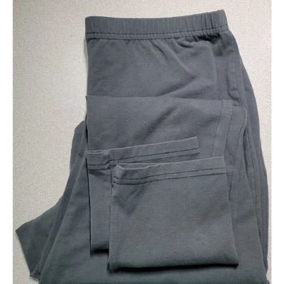 Legging delantero plano gris con control grande suave ligero tirar de Foto 1 de 4