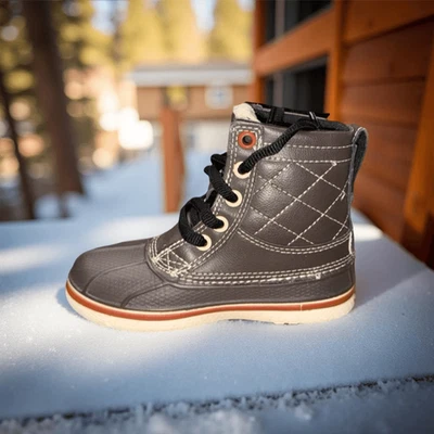 Botas de pato AllCast Expresso Crocband talla C9 nuevas sin caja para niños pequeños Foto 1 de 4