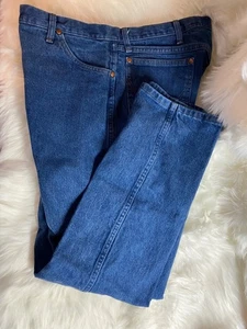 Pantalones de mezclilla Wrangler azules 40x32 calce vintage tiro alto pierna recta EE. UU. Rodeo Western - Imagen 1 de 7