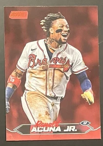2024 Topps Stadium Club Ronald Acuna Jr. Red  #100 Atlanta Braves - Picture 1 of 1