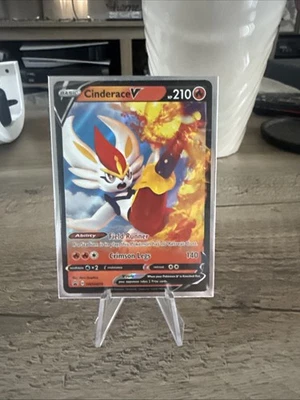 Cinderace v SWSH015 SWSH: Sword & Shield Promo Cards Holo - Image 1 of 4