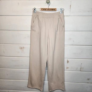 Cat & Jack Light Beige Wide Leg Sweatpants Joggers XL 14/16 - Picture 1 of 13