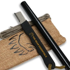 The Bear Essentiasl - 6" x 1/2" caña de hierro grande y golpeador de tungsteno arranque de fuego... - Imagen 1 de 8