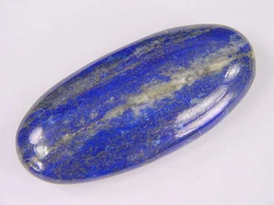 BUTW Afghanistan Natural Lapis Lazuli Palm Worry Healing Stone Lapidary 7752K - Picture 1 of 3