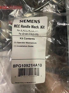SIEMENS 8PG10921HA10 MCC HANDLE MECH. KIT - Picture 1 of 7