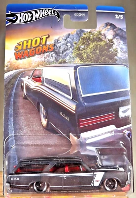 2024 Hot Wheels Hot Wagons серия 2/5 ИНДИВИДУАЛЬНЫЙ УНИВЕРСАЛ 66 GTO черный с черными 4 спицами - Изображение 1 из 4