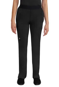 Healing Hands Scrubs Women's Rachel Pant Petite 9500P BLACK Black Free Ship - Picture 1 of 6