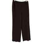 Brown pinstripe dress pants LOfT size 6