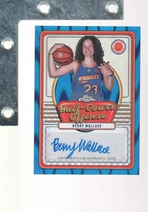 2024 Topps Cromo McDonalds Berry Wallace Media Cancha Ofensa AUTO REFRACTOR AZUL - Imagen 1 de 2