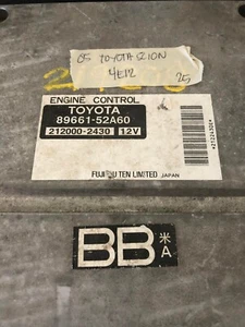 Computer Ecm Ecu Scion XA 2005 89661-52A60 - Picture 1 of 4