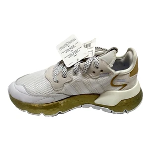 Adidas Nite Joggers Para Mujer US 5.5 Dorado Blanco FV4138 Boost Reflectante Nuevo de Lote Antiguo Nuevo Sin Caja - Imagen 1 de 16