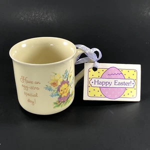 Vintage 1985 Japan Hallmark Have an Egg-Stra Special Day Kinder Becher Tasse mit Etikett - Bild 1 von 12