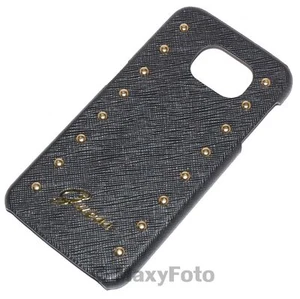 GUESS CUSTODIA ORIGINALE HARD BACK CASE COVER SAMSUNG GALAXY S6 G920F BLACK NERA - Foto 1 di 4
