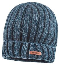 Maximo young envelope rim cap knitted hat winter hat, blue, 51/53