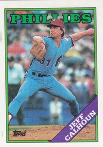 1988 TOPPS..JEFF CALHOUN..NRMT..CARD # 38..PHILLIES..FREE COMBINED SHIPPING - Picture 1 of 1