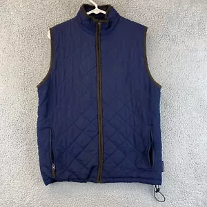 Field and Stream Men’s Sportsman Puffer Vest Diamond Quilted Blue S / 56-9 - Picture 1 of 7