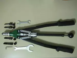 Kit de herramientas de inserto de tuerca de remache de alta resistencia de 20"" que incluye mandriles UNC de 1/4"" 5/16"" y 3/8 - Imagen 1 de 11