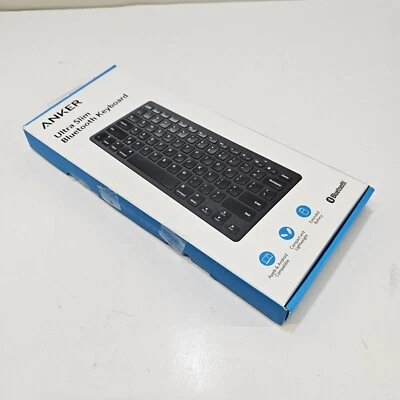 Teclado Anker Ultra Delgado Bluetooth Compatible con Apple y Android Negro SIN DONGLE Foto 1 de 4